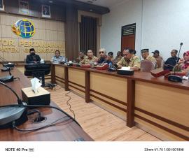 Pengambilan sumpah Tim pelaksanaan program PTSL Tahun 2025